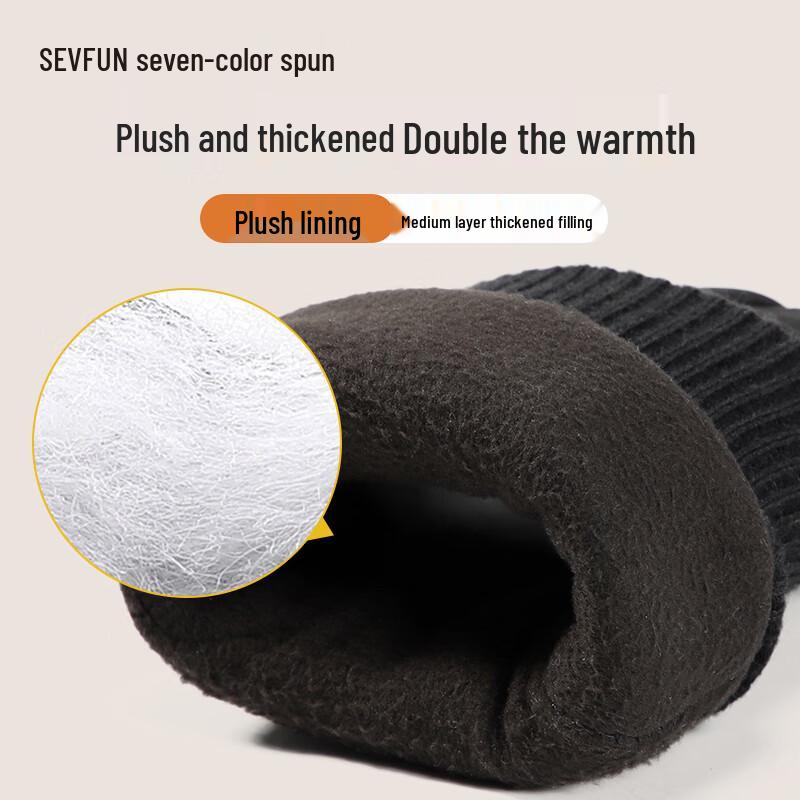 Qisefang Women's Winter Warm Ski & Cycling Gloves