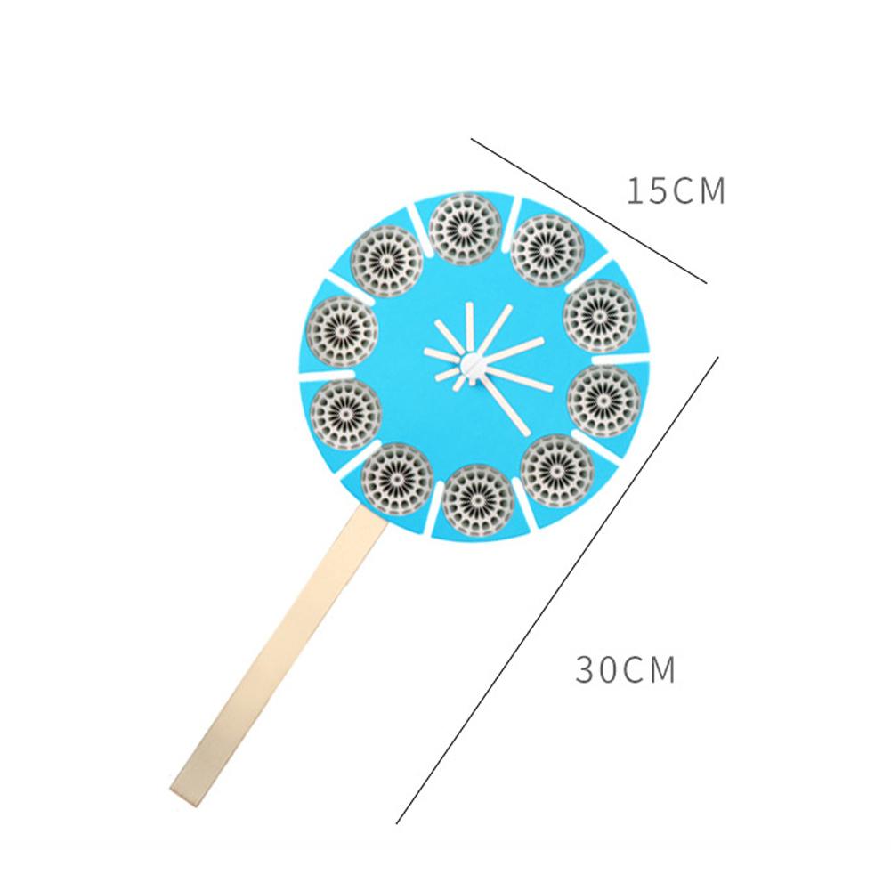 4Pcs Phenakistoscope Child DIY Assemble Experiment Educational Science Funny Toy