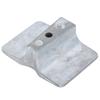 T30 Outboard Lower Unit Gearbox Anode Plate Replacement Metal Motor Parts Accessories