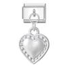 Fashion Heart Lips Bow Knot Feet Fishbone Pendant Italian Charm Link Fit 9mm Stainless Steel Bracelet DIY Making Men Women Gifts
