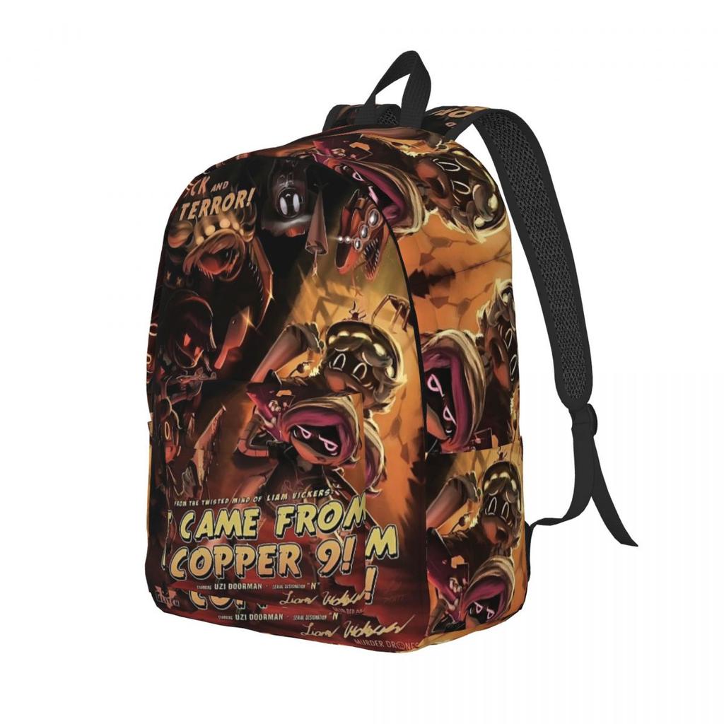 Murder Drones Horror Anime Backpack for Men Women Cyn J and N Teenage Student Business Daypack Laptop Canvas Bags Outdoor