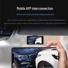 1440P HD Wireless Dual Dash Cam with Night Vision, Front & Rear Recording, Mobile App, Reversing Image