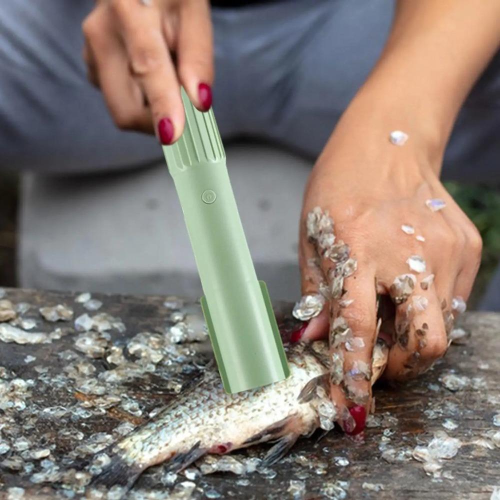 Waterproof Electric Fish Scraper USB Rechargeable Scaler Scraper Fish Scale Remover  Kitchen Tool