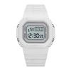 Waterproof LED Matcha Green Sports Watch: Compact, Youthful & Multi-functional