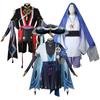 Serviço de cosplay original do deus wanderer cosplayer escaramuçador wanderer animação jogo roupa peruca terno de serviço c masculino