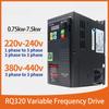 RQ320 Portable Variable Frequency Drive Single Phase To Three Phase VFD/VSD Frequency Inverter For Motor