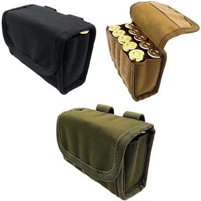10 Round Shot Shotshell Reload Holder Molle Pouch for 12 Gauge/20G Magazine Pouch Ammo Round Cartridge Holder
