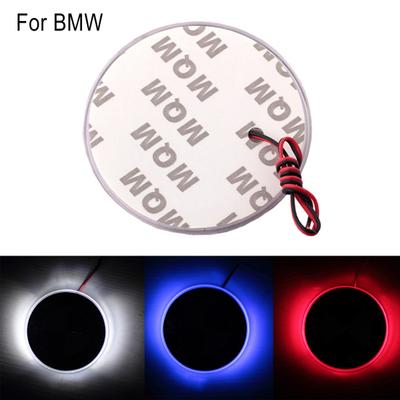 2D Auto LED Logo Hinten Abzeichen Seite Licht Aufkleber Emblem