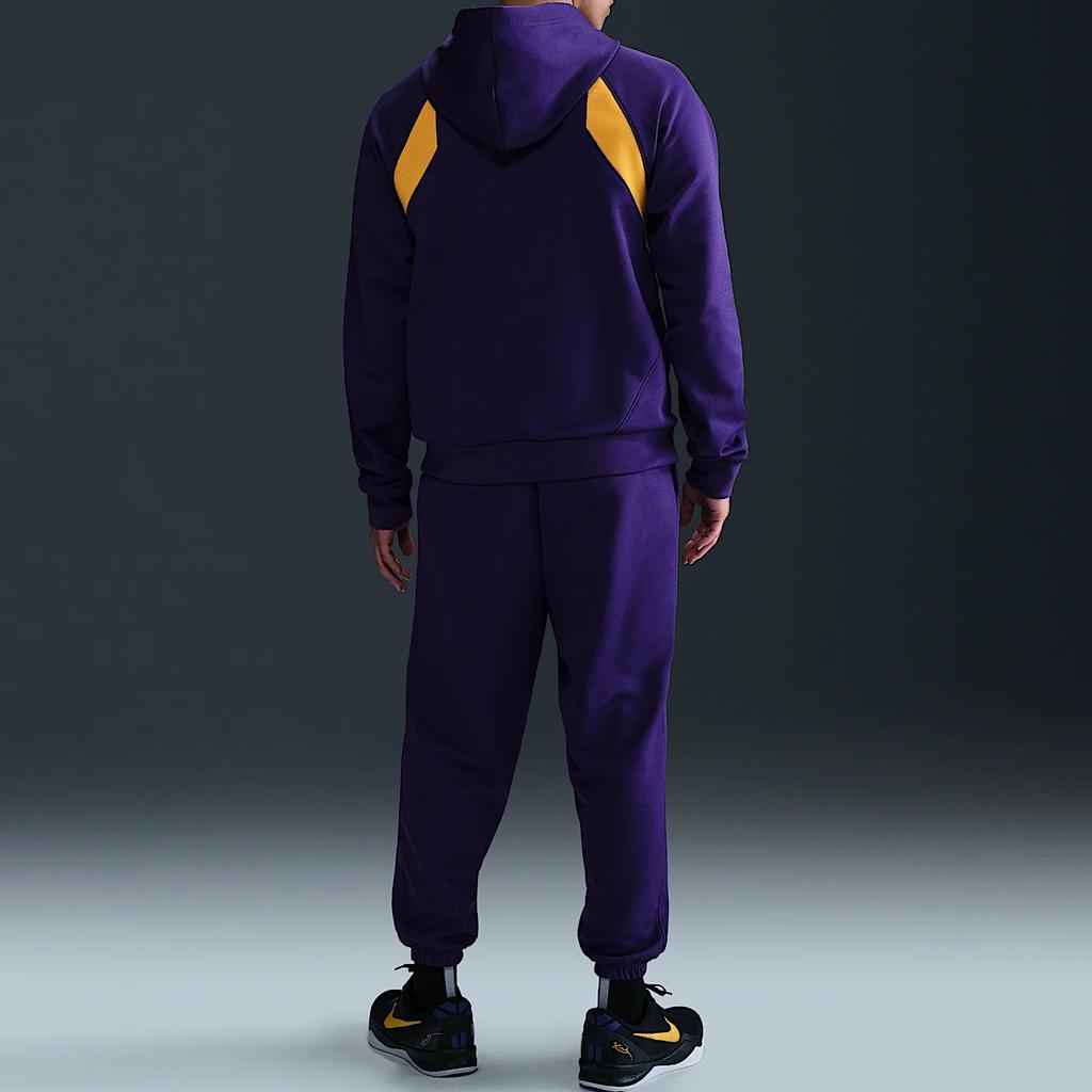 Nike Felpa con cappuccio Therma-Fit Comoda Calda Felpa Uomo Felpe Viola Corte Oro Università HJ8110547