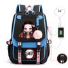 Ghost Annihilation Blade Grade 3-6 Junior High School Student High School Student School Bag Strap USB Multifunctional Backpack