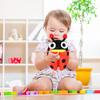 Smyslové hračky se sponou Prvotřídní výuková Montessori hračka pro batolata 1 2 3 Dovednosti Výukové hračky