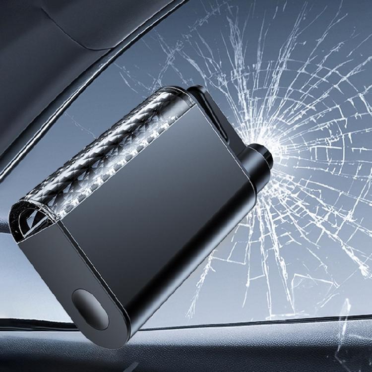 Multifunktionale Auto-Rettungs-Gadgets mit hellem LED-Taschenlampen und Fensterhammer für sicheres Reisen und Outdoor-Abenteuer