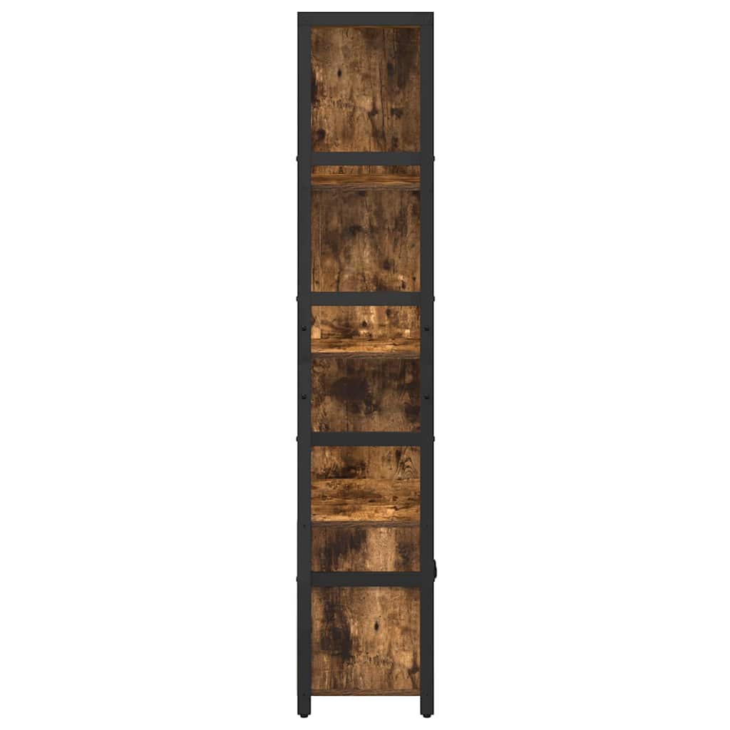 Bookshelf 80 x 30 x 155.5 cm Engineered Wood Smoked Oak