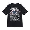 Grenzüberschreitende europäische und amerikanische Trendmarken, eine Vielzahl bedruckter Herren- und Damen-Kurzarm-T-Shirts, 220 Gramm lockere Streetwear-T-Shirts