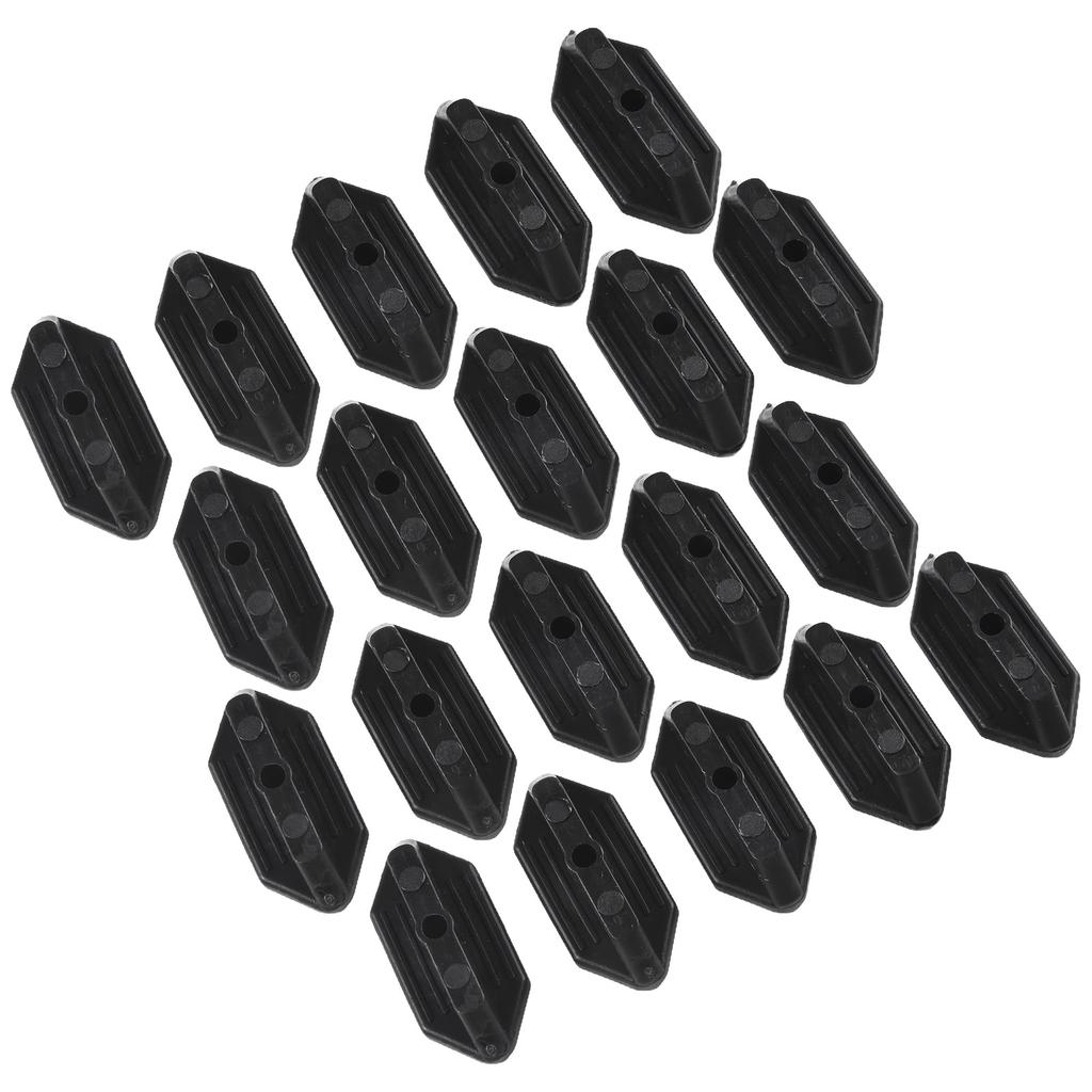 No Visible Screws Deck Clips Plastic Connectors 100 Pcs