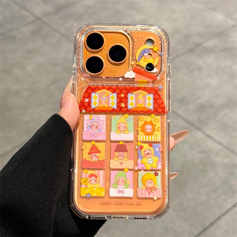 Compatible Apple iPhone 17 Pro Max Case - Creative, Cute Star Design, High-End Feel iPhone 15
