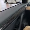 8Pcs Carbon Fiber Interior Door Panel Cover Trim For Tesla Model 3/Y 2017-