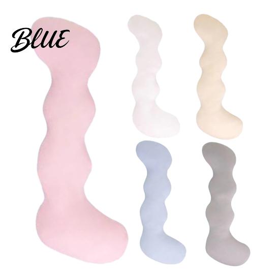 Body Support Cushion Cooling Pillow for Adults & Side Sleepers Breathable L-Shaped Long L Shaped Hugging Pillow Full Leg with Removable Cover