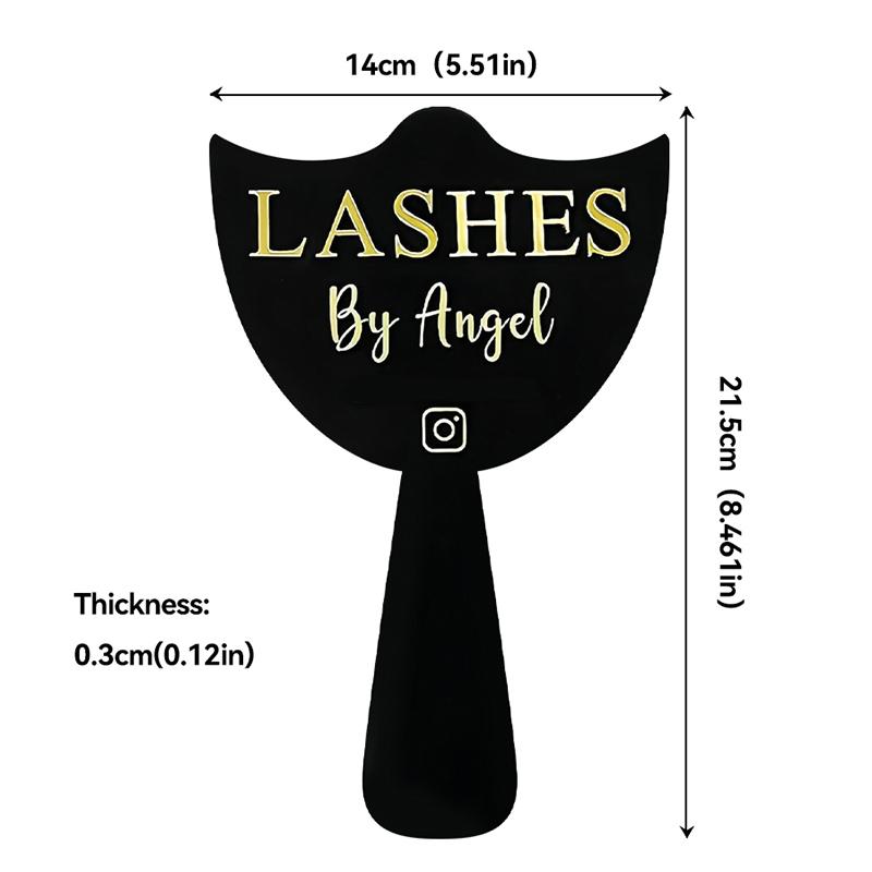 Handheld Eyelash Extension Prop Eyelash Technicians Social Media Face Photo Props Personalised Beauty Salon Display Tools