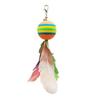 Simulation Bird Cat Toy Feather Bird with Bell Kitten Wand Toy Replacement Heads Cat Teaser Interactive Cat Toy Accessories