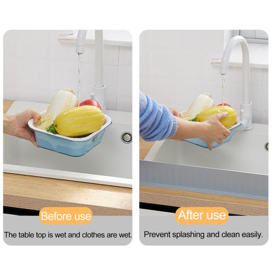 Protection anti-éclaboussures d'évier durable, fermement fixée, souple et résistante aux éclaboussures acheter à prix bas - livraison gratuite, avis réels avec des photos