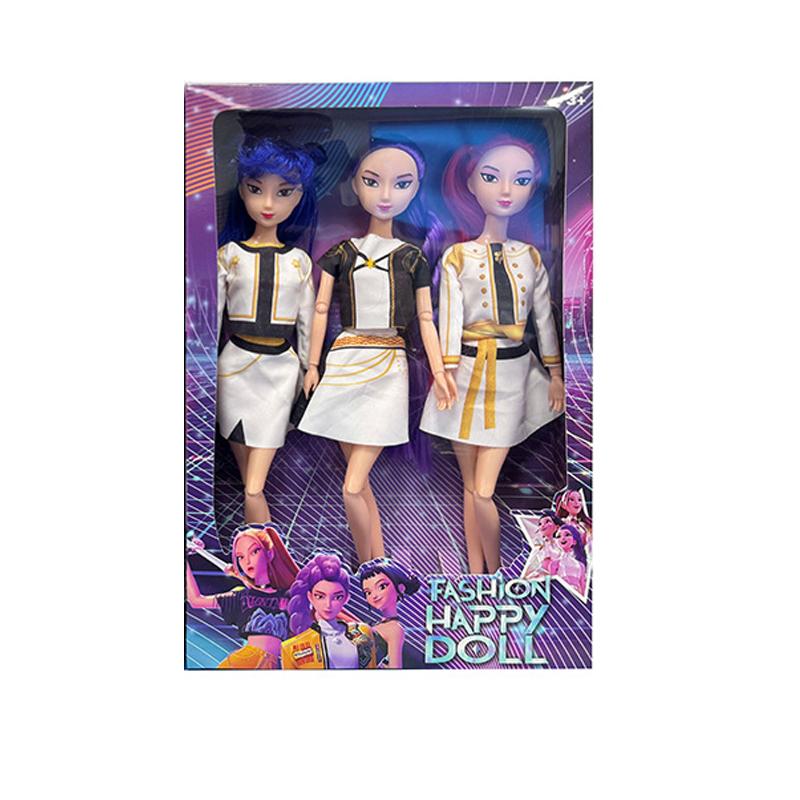 Verkaufe Hochrestaurierte Charakter Vinylfigur Anime 30CM K-Pop Dämonenjäger Puppe Rumi Mira Zoey Geburtstagsüberraschungsgeschenk für Mädchen