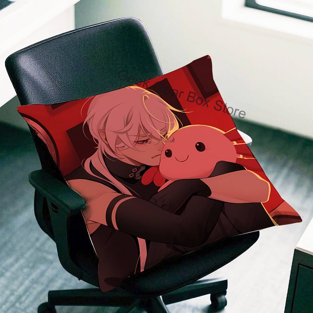 Casper A DDate with DDeath Pillow Case For Sofa Decor Car Office Room Printing Cushion Cover Decorations and Protector
