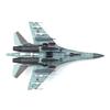 Avião em Escala 1/100 SU35 Super Posição Lateral SU-35 Caça Modelo de Liga Caça a Jato Modelo de Avião Modelos de Aviões em Miniatura
