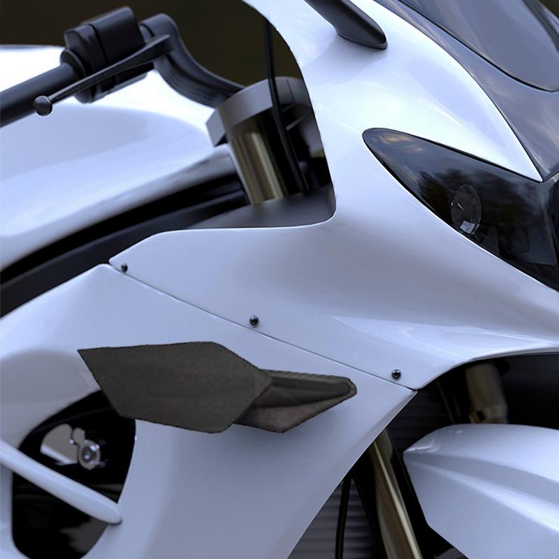 

For Wind Wing Motorcycle Aerodynamic Wing Anti-Drop Multipurpose Fairing Wings Sunproof Spoiler Winglets Outdoor Motorcyclist United States
