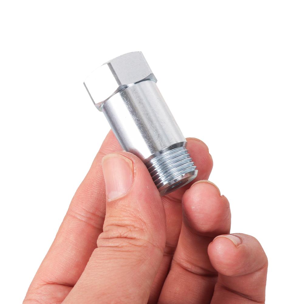 M18x1.5 Auto O2 Sauerstoffsensor Abstandshalter Testrohr Verlängerung Extender Adapter CEL HHO 45mm Muffe Testrohr Fix Motorkontrollleuchte Autoteile