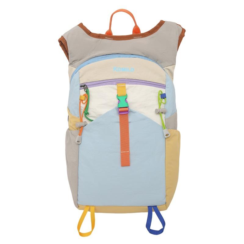 Zaino da alpinismo impermeabile per esterni in stile straniero estivo, zaino da viaggio leggero, zaino fresco di grande capacità