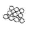 ACROPIX Bicycle Axle Wheel Ball Bearing Cage Retainer 18mm Inner Diameter 9 Universal Ball Silver Tone 10pcs