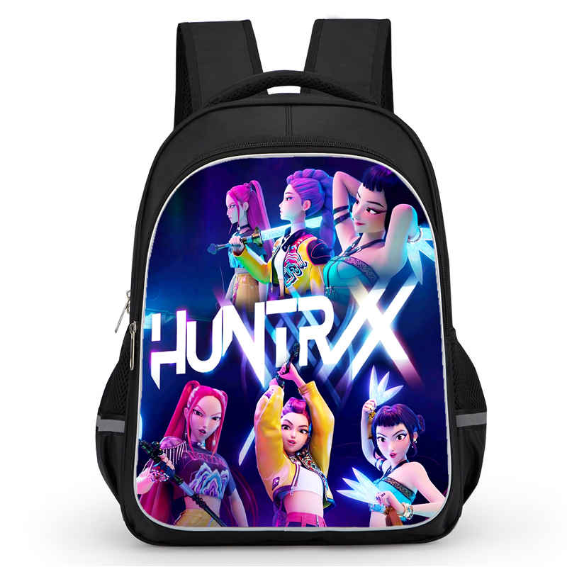 Cartoon School Bags For Boys Girl,16In School Backpack With Double Zipper Pocket,K-Ppop Kids Bags For Pupil Students, Best Gift