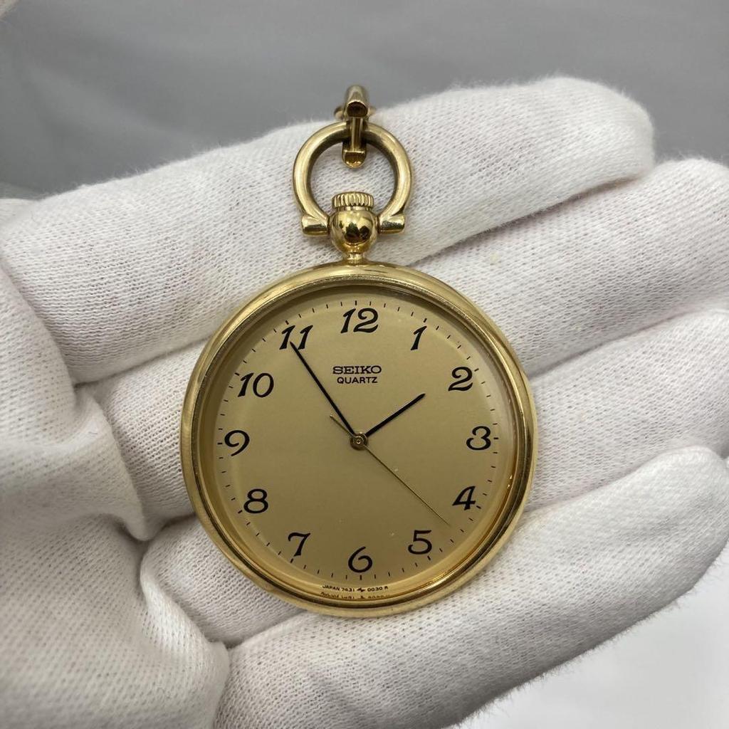[USED] SEIKO Pocket Watch Gold
