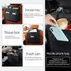 2025 Multi-functional Car Seat Storage Bag Leather Storage Bag Garbage Bag Storage Bag Portable Trash Can for Most Models