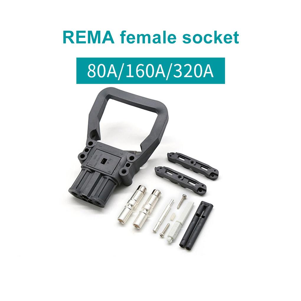 80A/160A/320A Forklift Battery Charging Industrial Plug DIN Series Male Female Connector Forklift Fast Connector