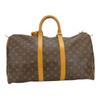Used LOUIS VUITTON Boston bag Kiepol 45 M41428 Monogram/Nume leather Brown Travel