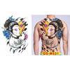 Water Transfer Printing Full Back Tattoo Sticker Buddha Pattern Full Back Temporary Tattoos  Unisex