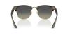 CLUBMASTER REVERSE TRANSPARENT DARK GREY 54mm 0RBR0504S ON GOLD GREY GRADIENT sunglasses Ray-Ban