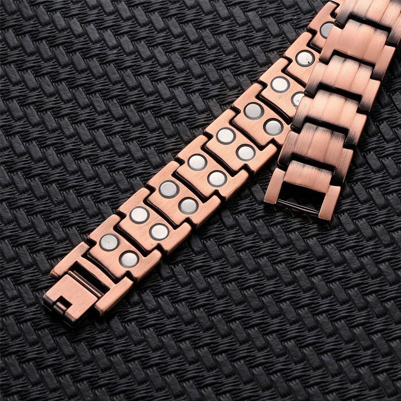Braccialetto Magnetico Energetico in Bronzo Ecologico da Uomo - Ideale per Anniversari