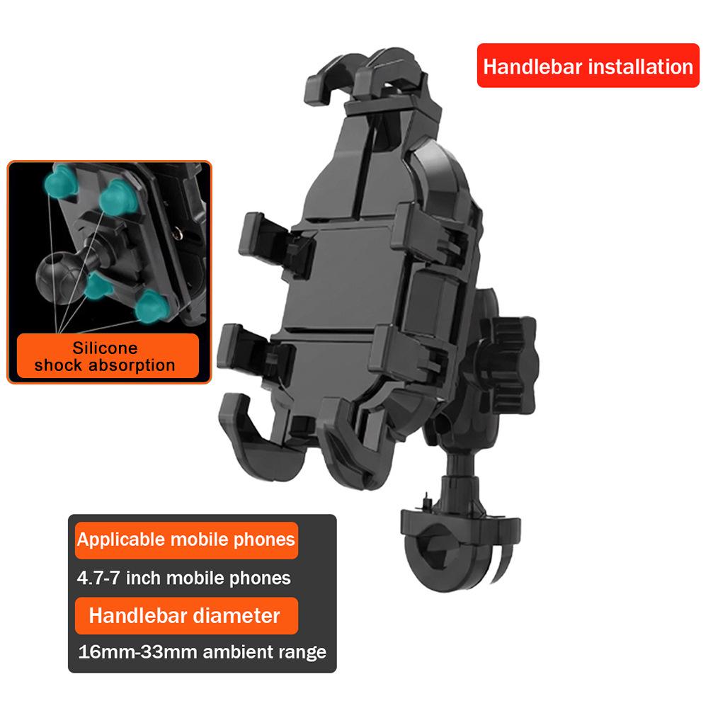 Universal Anti-Slip Octopus Holder for Motorcycles & E-Bikes - Ideal for Touring, Off-Road, & Mountain Navigation