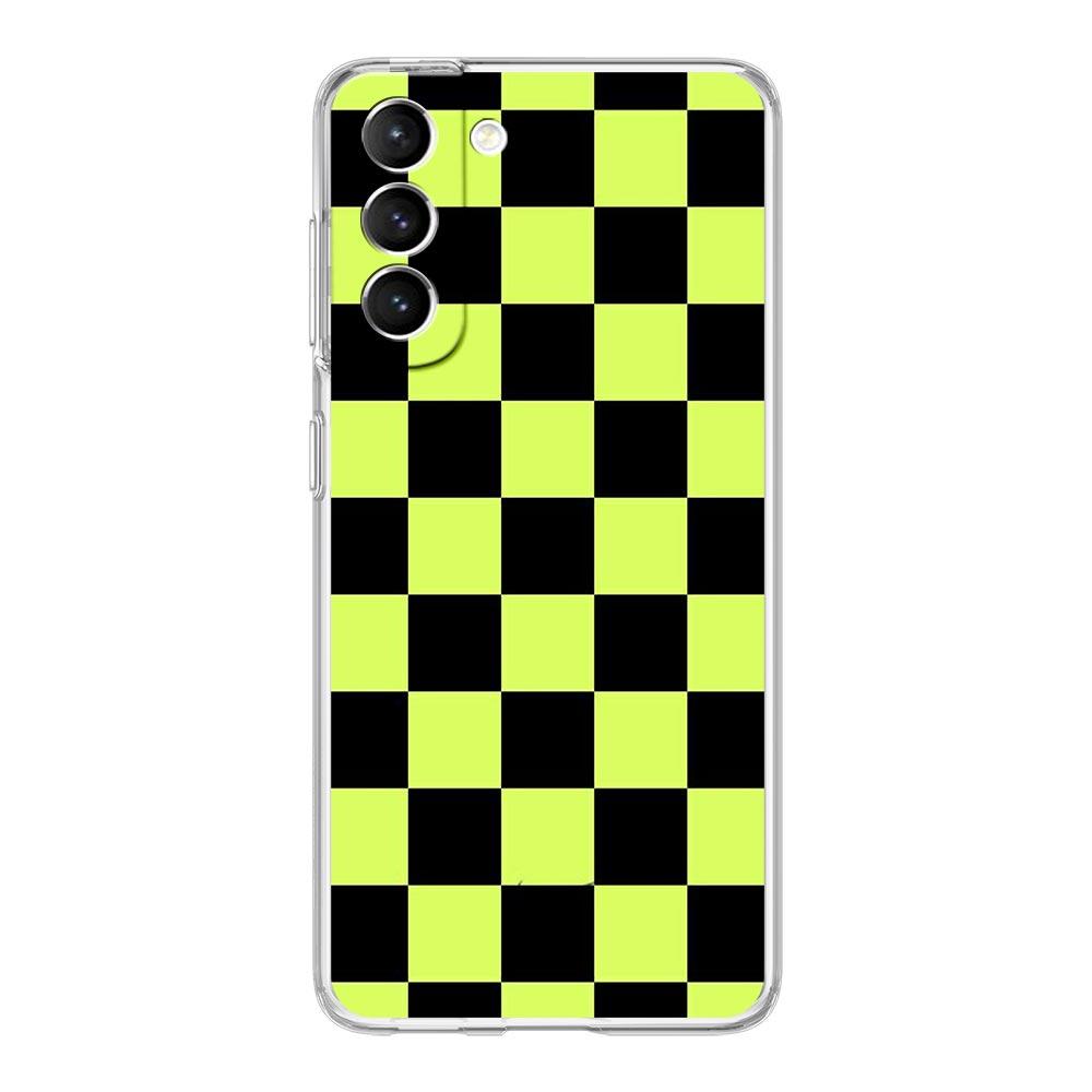 Checkerboard Plaid Checked Phone Case For Samsung Galaxy S23 Ultra S22 5G S20 S21 FE 5G S10E S9 S8 S10 Plus Soft Clear Cover
