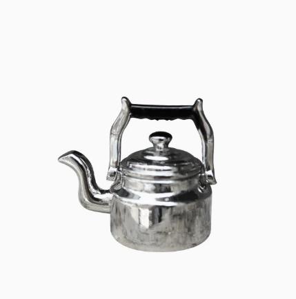 Miniature Vintage Kettle 04 Toy Model for Display, Collection and Home Decor