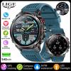 GPS Sports Waterproof Smart Watch Men 1.46“HD Full Touch Screen 500mAh Battery Flashlight Compass Bluetooth Call Smartwatch