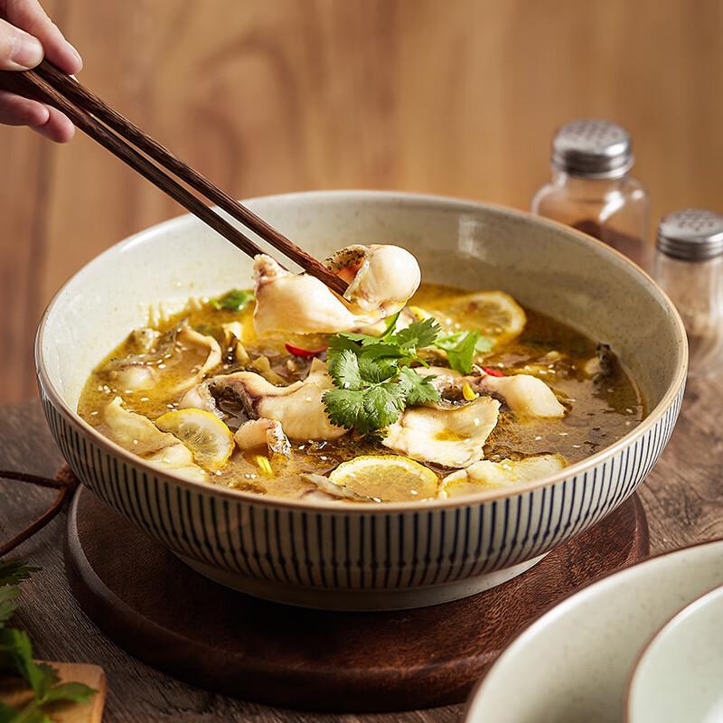 Chang Baosen Large Ceramic Serving Bowl