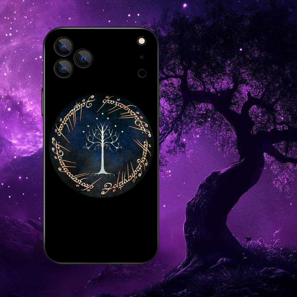 The L-Lord Of The R-Rings Phone Case For iPhone 17,16,15,14,13,12,Pro,Max,Plus,E,SE4,Air,Mini Black Soft Box