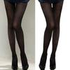 Women Summer Vintage Pattern Pantyhose Vertical Striped Sheer Thin Silky Tights