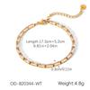 Zircon Stainless Steel Heart & Flower Bracelet - Elegant Luxury Bangle Fashion Jewelry.