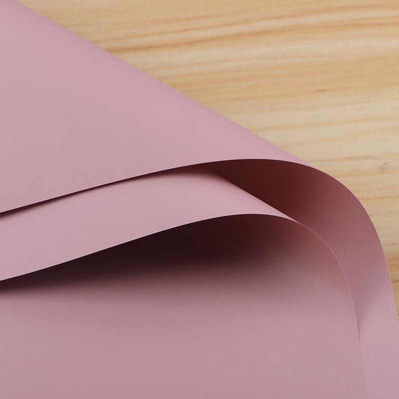 55x55cm Flower Wrapping Paper Foggy Waterproof Packing Festival Bouquet DIY Material Translucent Solid Color Decoration Paper