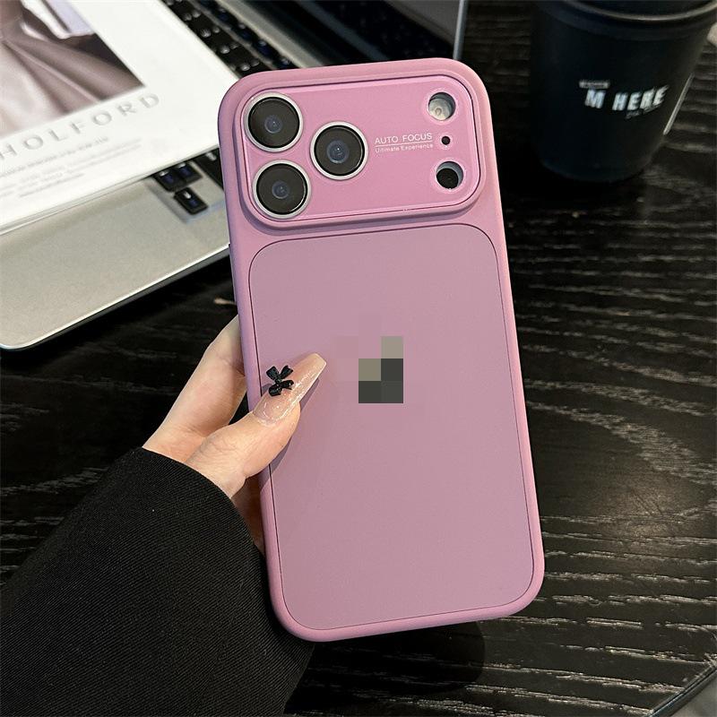 

Matte Liquid Large Window Phone Case for iPhone 14/13/ProMax (Compatible with Apple 17/16/15) - Anti-fall Cover iPhone 14